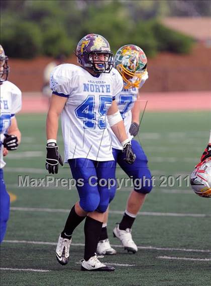 Thumbnail 1 in WFCA D4-7 All-Star Football Game photogallery.