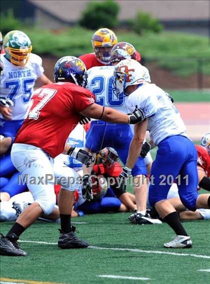 Thumbnail 1 in WFCA D4-7 All-Star Football Game photogallery.