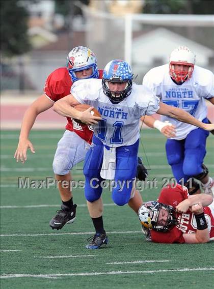 Thumbnail 1 in WFCA D4-7 All-Star Football Game photogallery.