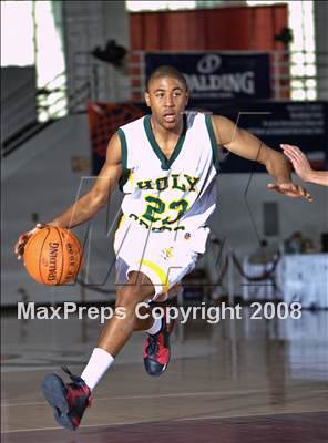 Thumbnail 2 in Holy Cross vs Archbishop Mitty (Spalding Hoophall Classic) photogallery.