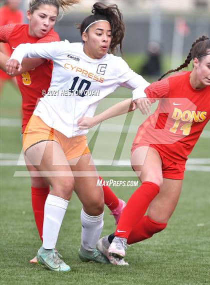 Thumbnail 2 in Cathedral Catholic vs. Cypress (Excalibur) photogallery.