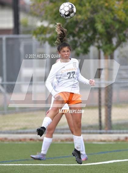 Thumbnail 2 in Cathedral Catholic vs. Cypress (Excalibur) photogallery.