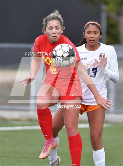 Thumbnail 3 in Cathedral Catholic vs. Cypress (Excalibur) photogallery.