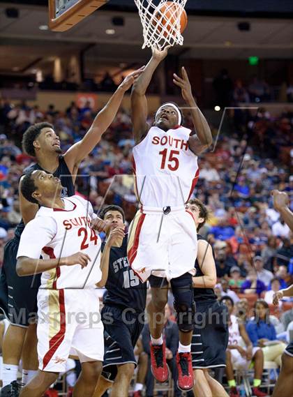 Thumbnail 3 in South Grand Prairie vs. Steele (UIL 5A Semifinal) photogallery.