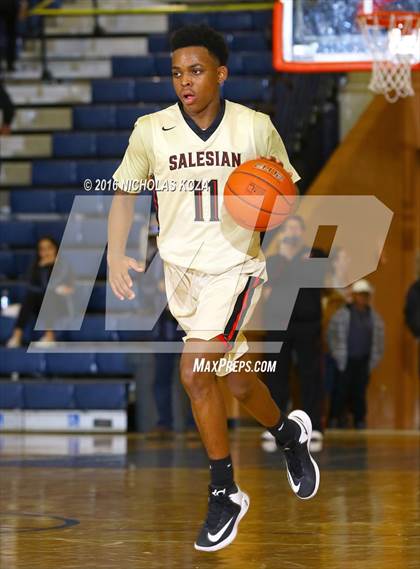 Thumbnail 3 in Salesian College Preparatory vs. Mater Dei (Tarkanian Classic) photogallery.