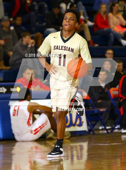 Thumbnail 3 in Salesian College Preparatory vs. Mater Dei (Tarkanian Classic) photogallery.