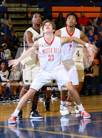 Thumbnail 1 in Salesian College Preparatory vs. Mater Dei (Tarkanian Classic) photogallery.