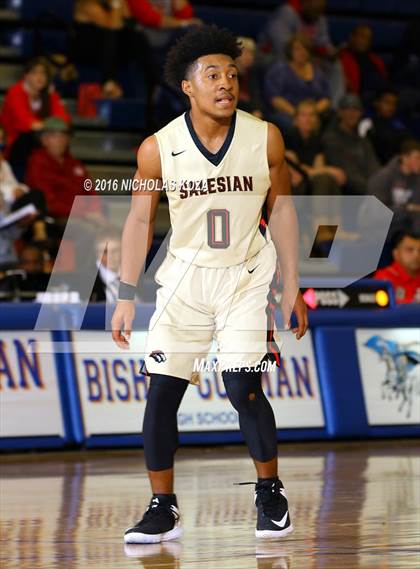 Thumbnail 1 in Salesian College Preparatory vs. Mater Dei (Tarkanian Classic) photogallery.