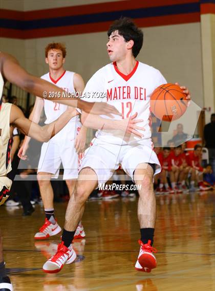 Thumbnail 3 in Salesian College Preparatory vs. Mater Dei (Tarkanian Classic) photogallery.