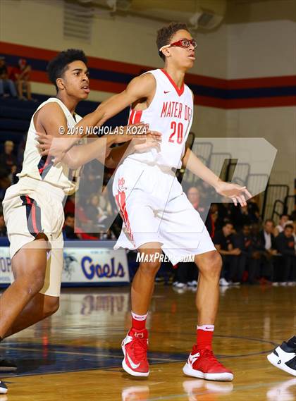 Thumbnail 1 in Salesian College Preparatory vs. Mater Dei (Tarkanian Classic) photogallery.