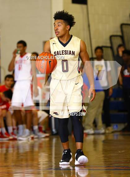 Thumbnail 3 in Salesian College Preparatory vs. Mater Dei (Tarkanian Classic) photogallery.