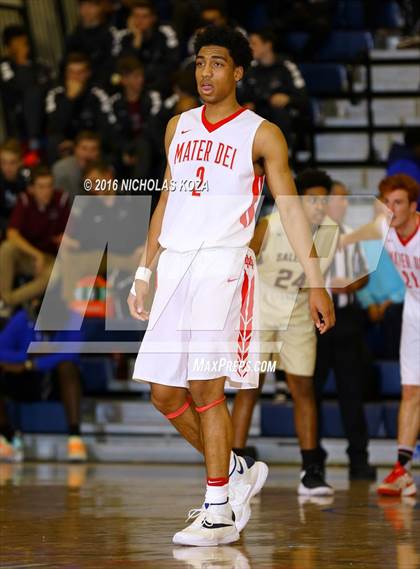 Thumbnail 3 in Salesian College Preparatory vs. Mater Dei (Tarkanian Classic) photogallery.