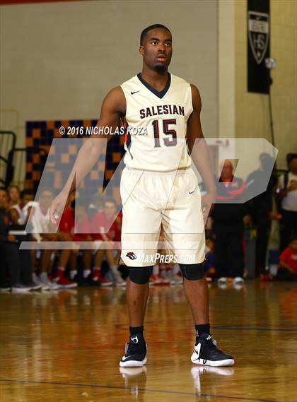 Thumbnail 3 in Salesian College Preparatory vs. Mater Dei (Tarkanian Classic) photogallery.