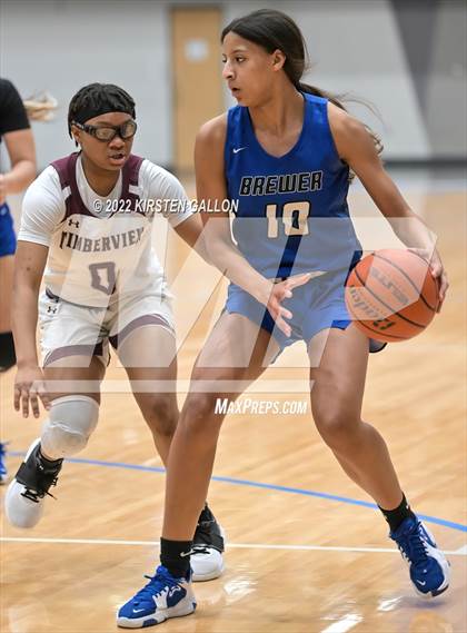 Thumbnail 3 in Mansfield Timberview vs. Brewer (UIL 5A Area Playoff) photogallery.
