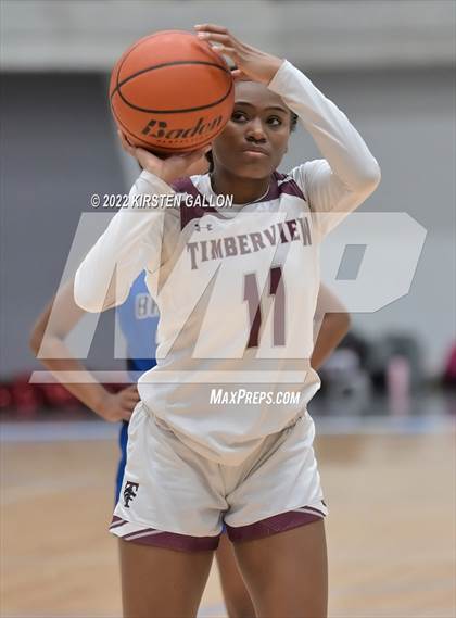 Thumbnail 2 in Mansfield Timberview vs. Brewer (UIL 5A Area Playoff) photogallery.