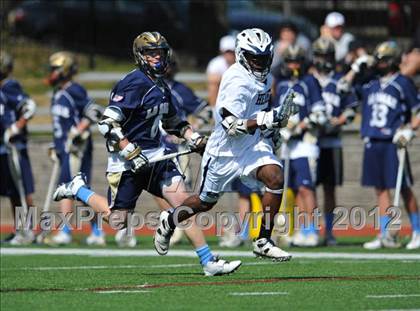 Thumbnail 2 in St. Augustine Prep vs. La Salle College (Checking for Cancer Invitational) photogallery.