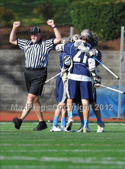 Thumbnail 3 in St. Augustine Prep vs. La Salle College (Checking for Cancer Invitational) photogallery.