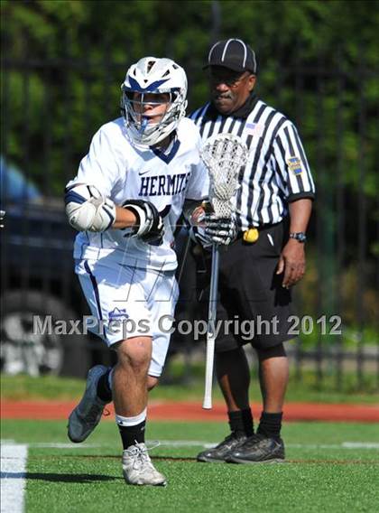Thumbnail 3 in St. Augustine Prep vs. La Salle College (Checking for Cancer Invitational) photogallery.