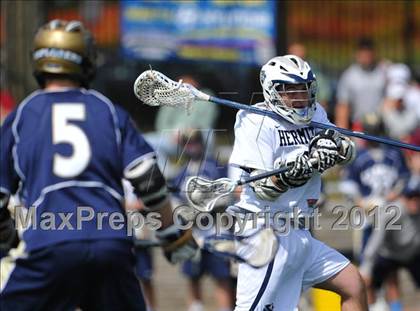 Thumbnail 1 in St. Augustine Prep vs. La Salle College (Checking for Cancer Invitational) photogallery.