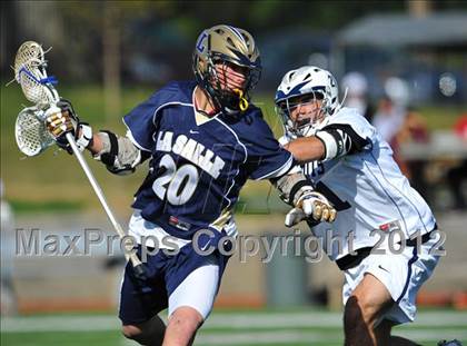 Thumbnail 3 in St. Augustine Prep vs. La Salle College (Checking for Cancer Invitational) photogallery.