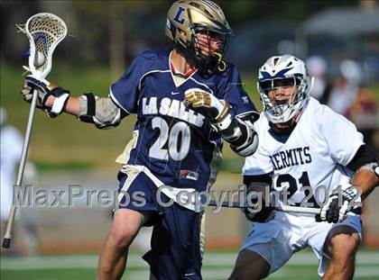 Thumbnail 2 in St. Augustine Prep vs. La Salle College (Checking for Cancer Invitational) photogallery.