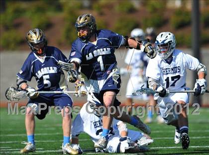 Thumbnail 2 in St. Augustine Prep vs. La Salle College (Checking for Cancer Invitational) photogallery.