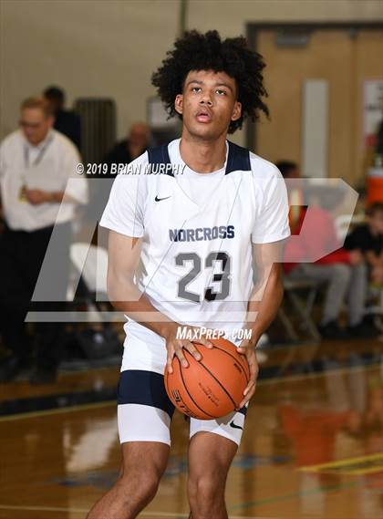 Thumbnail 2 in Norcross vs. West Linn (Les Schwab Invitational) photogallery.