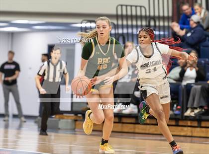 Thumbnail 2 in Morris Catholic vs Red Bank Catholic (Hoop Group Boardwalk Showcase) photogallery.