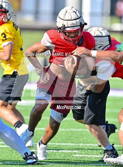 Thumbnail 2 in Mississinewa vs Anderson (Grant County Scrimmage) photogallery.