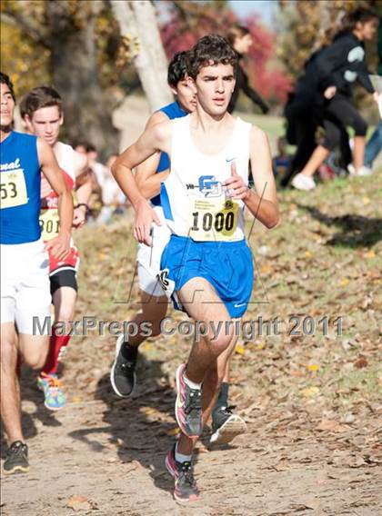Thumbnail 1 in CIF State Cross Country Championships (Boys Division IV) photogallery.