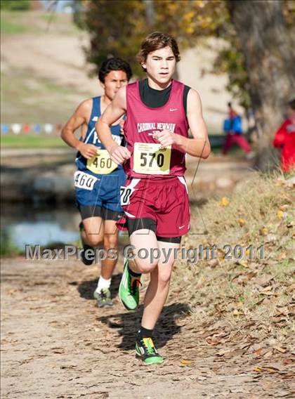 Thumbnail 1 in CIF State Cross Country Championships (Boys Division IV) photogallery.