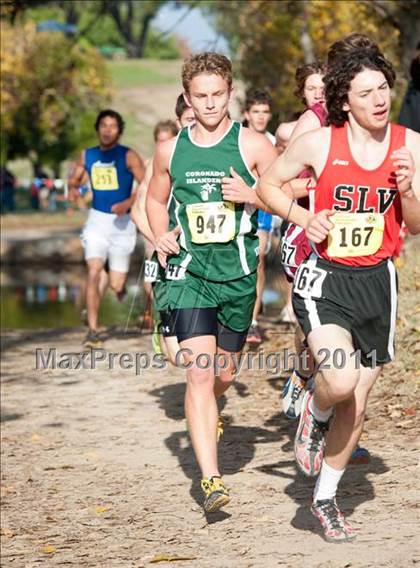 Thumbnail 2 in CIF State Cross Country Championships (Boys Division IV) photogallery.