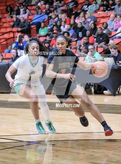 Thumbnail 2 in South Grand Prairie vs. Southlake Carroll (UIL Basketball 6A Area) photogallery.
