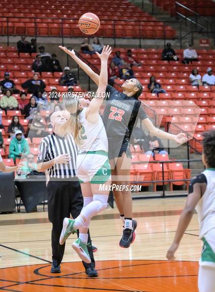 Thumbnail 2 in South Grand Prairie vs. Southlake Carroll (UIL Basketball 6A Area) photogallery.