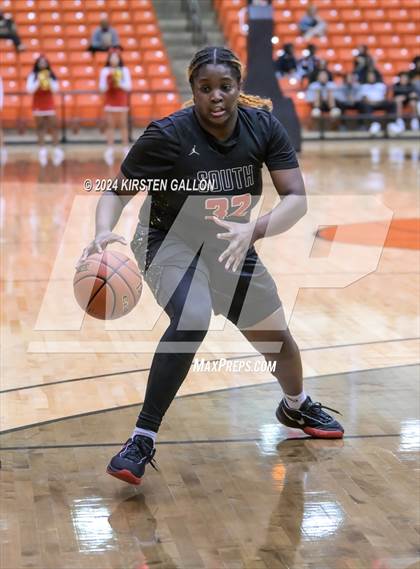 Thumbnail 2 in South Grand Prairie vs. Southlake Carroll (UIL Basketball 6A Area) photogallery.