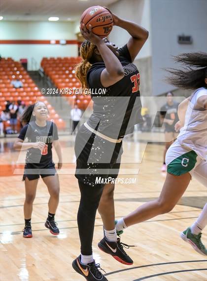 Thumbnail 2 in South Grand Prairie vs. Southlake Carroll (UIL Basketball 6A Area) photogallery.