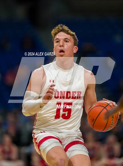 Thumbnail 2 in Ponder vs Hitchcock (UIL 3A Basketball Final) photogallery.