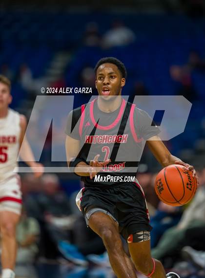 Thumbnail 1 in Ponder vs Hitchcock (UIL 3A Basketball Final) photogallery.