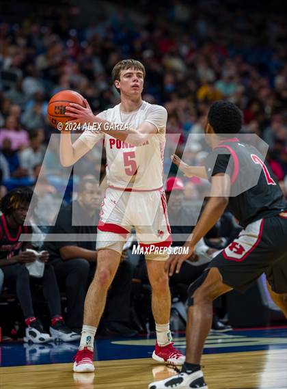 Thumbnail 2 in Ponder vs Hitchcock (UIL 3A Basketball Final) photogallery.