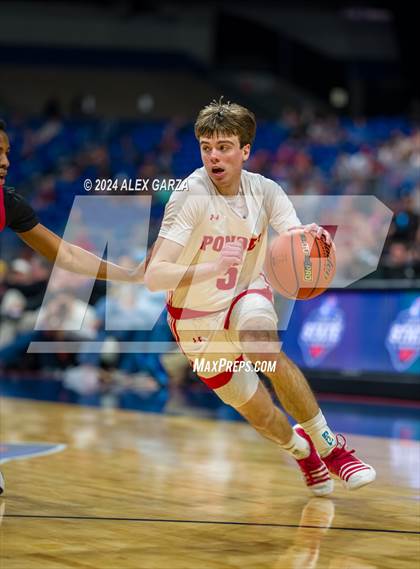 Thumbnail 2 in Ponder vs Hitchcock (UIL 3A Basketball Final) photogallery.