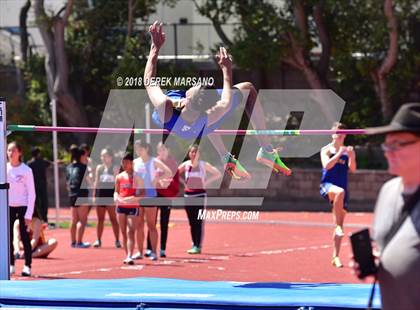 Thumbnail 2 in Serra Top 7 San Mateo (Boys High Jump) photogallery.