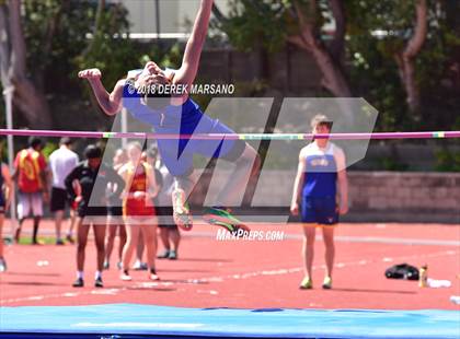 Thumbnail 2 in Serra Top 7 San Mateo (Boys High Jump) photogallery.