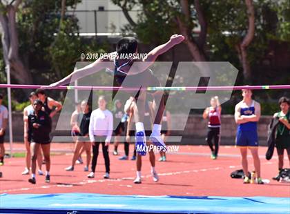 Thumbnail 2 in Serra Top 7 San Mateo (Boys High Jump) photogallery.