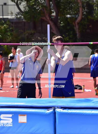 Thumbnail 3 in Serra Top 7 San Mateo (Boys High Jump) photogallery.
