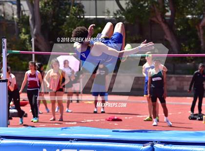 Thumbnail 1 in Serra Top 7 San Mateo (Boys High Jump) photogallery.