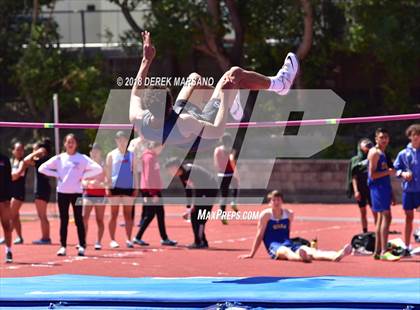 Thumbnail 2 in Serra Top 7 San Mateo (Boys High Jump) photogallery.