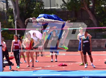 Thumbnail 3 in Serra Top 7 San Mateo (Boys High Jump) photogallery.