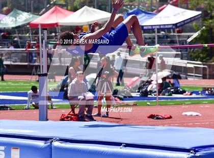 Thumbnail 2 in Serra Top 7 San Mateo (Boys High Jump) photogallery.