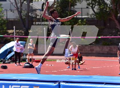 Thumbnail 2 in Serra Top 7 San Mateo (Boys High Jump) photogallery.