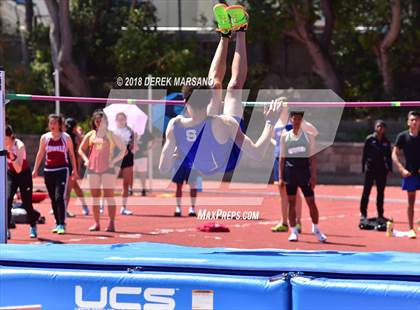 Thumbnail 2 in Serra Top 7 San Mateo (Boys High Jump) photogallery.